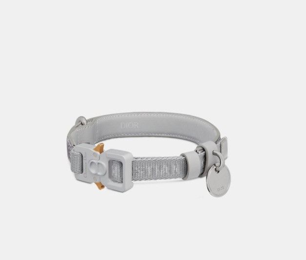 Dior o1w1db10425 4603PLC Size: OS / Pet Collar in Grey Size ONE SIZE - 2 Thumbnail