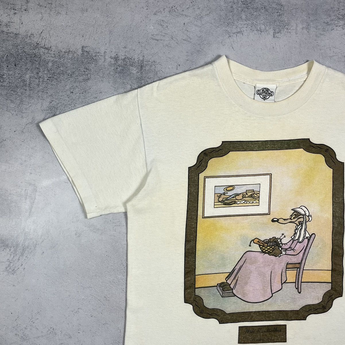 Warner Bros Vintage Warner Bros Wile E Coyote Mom Cartoon T Shirt 1991 Size US M / EU 48-50 / 2 - 6 Thumbnail