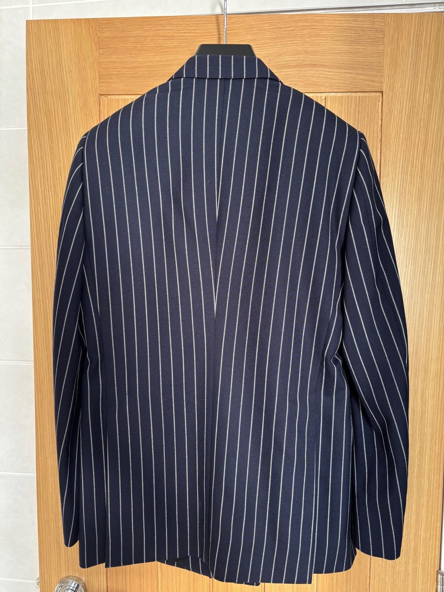 Celine Navy Pinstripe Suit 44/XS- Pinstripe Hedi Slimane Size 44R - 7 Thumbnail