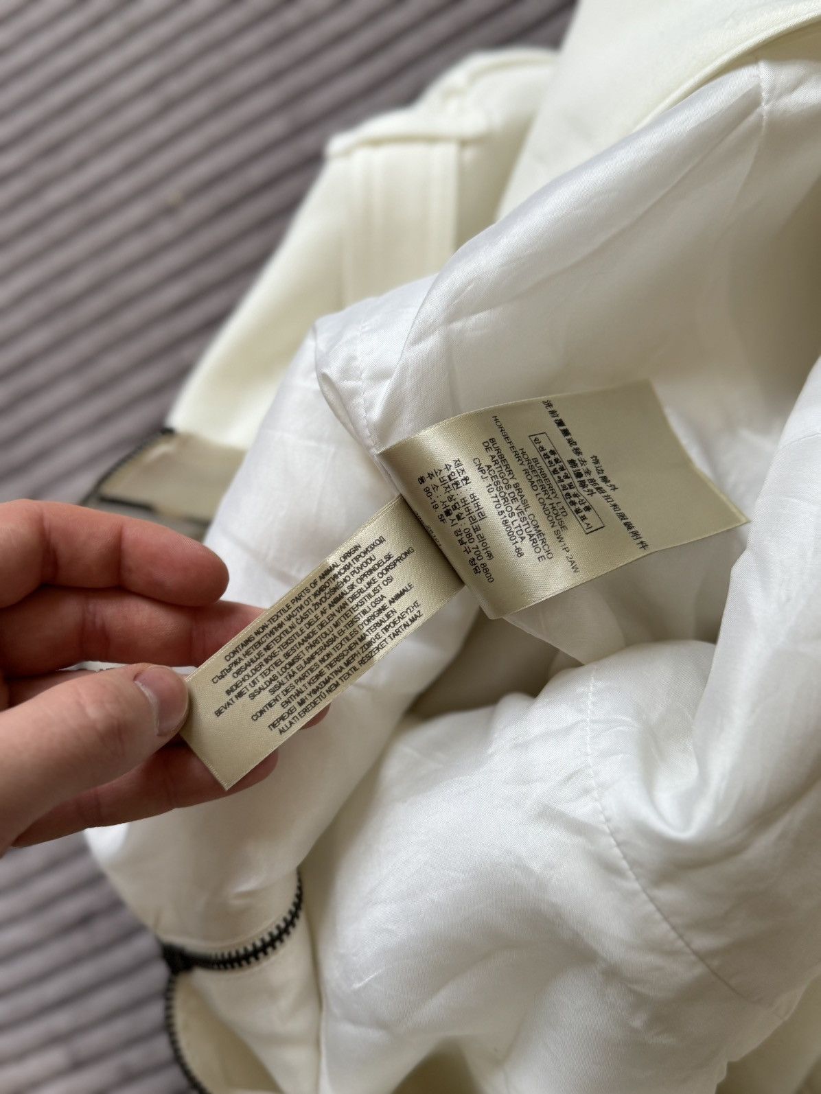Burberry Vintage Y2K Burberry Luxury Dress Designer 36IT White Size XS / US 0-2 / IT 36-38 - 16 Thumbnail