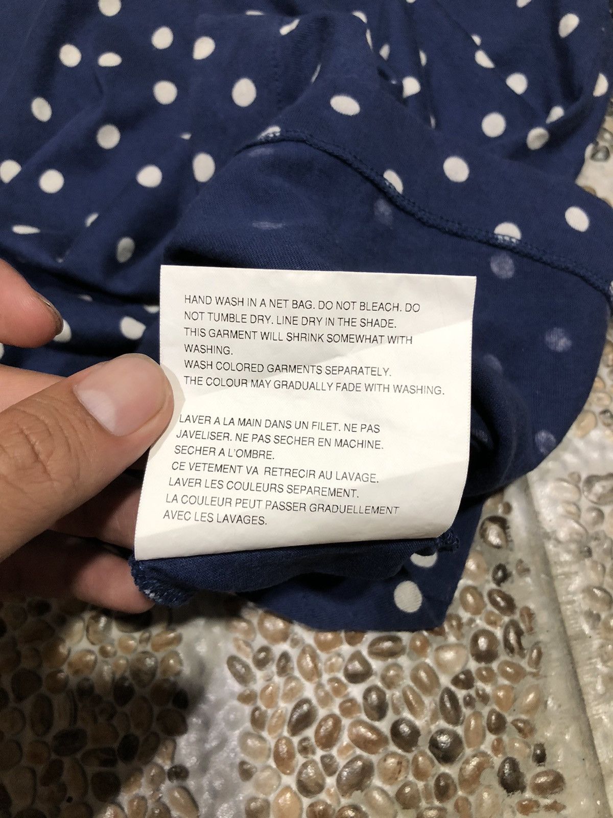 Comme des Garcons × Comme des Garcons SHIRT × Tricot Comme des Garcons Tricot Comme Des Garcons AD2007 Polkadot Tshirt Size S / US 4 / IT 40 - 8 Thumbnail