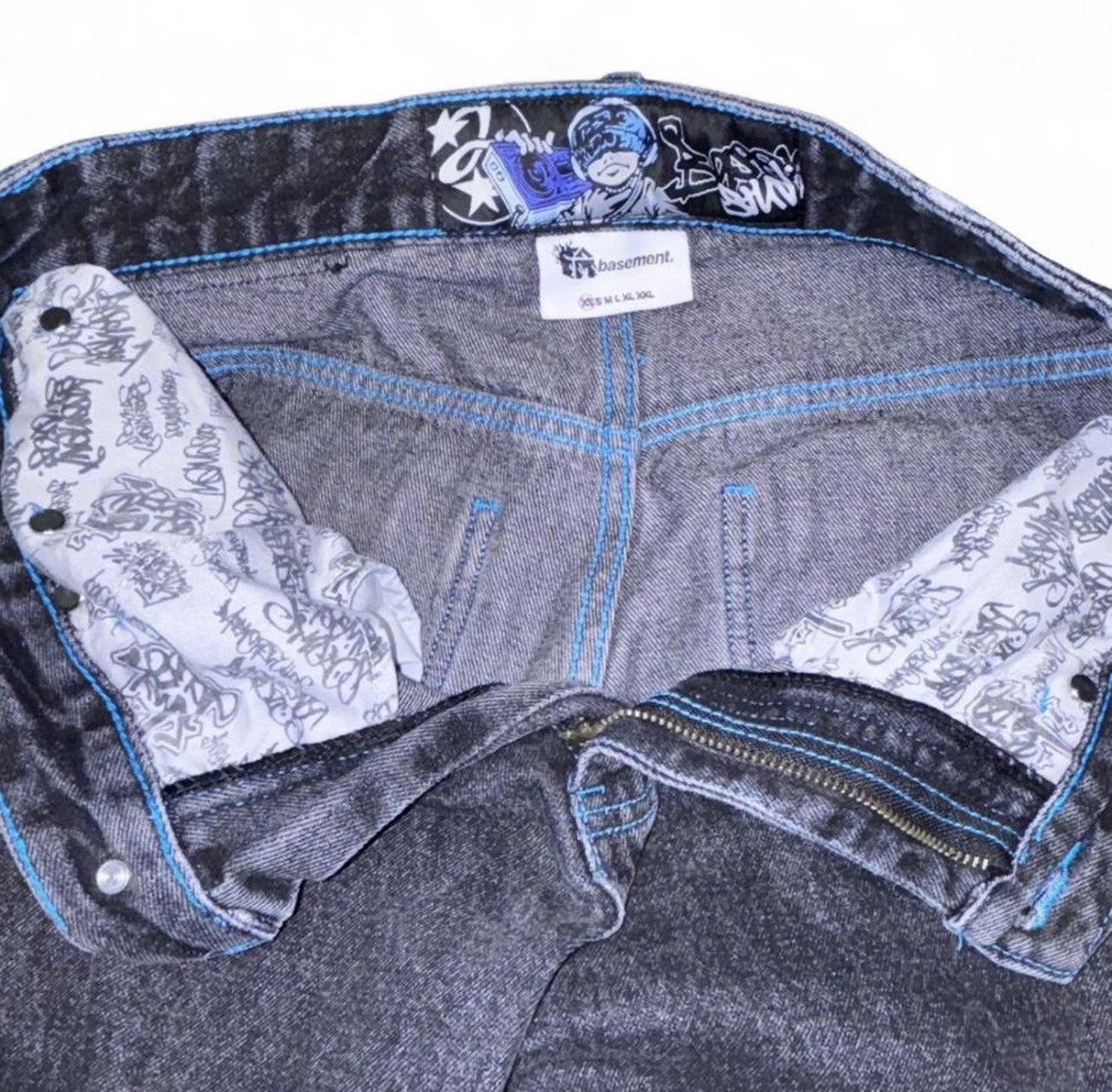 Other Basement blue contrast denim Size US 30 / EU 46 - 5 Thumbnail