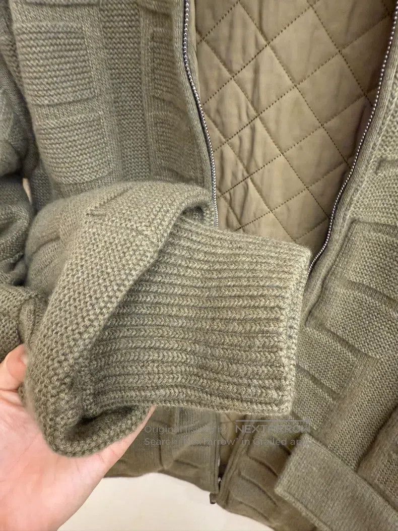 Hermes Hermes Solid Color Texture Knit Zip-Up Casual Jacket, Brow Size XS / US 0-2 / IT 36-38 - 9 Thumbnail