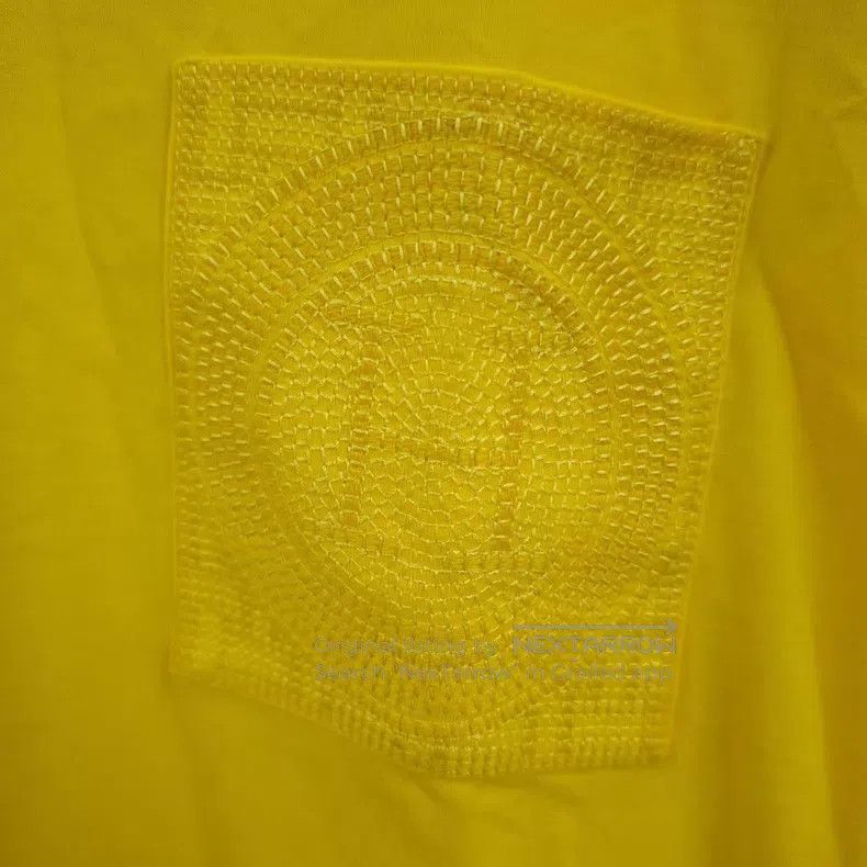 Hermes Hermes Yellow Pocket Short Sleeve Size XXS / US 00 / IT 34 - 4 Thumbnail