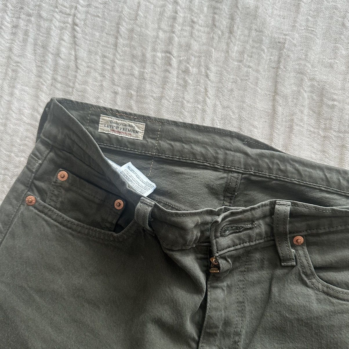 Levi's Olive Green Levi 511’s Size US 30 / EU 46 - 3 Thumbnail