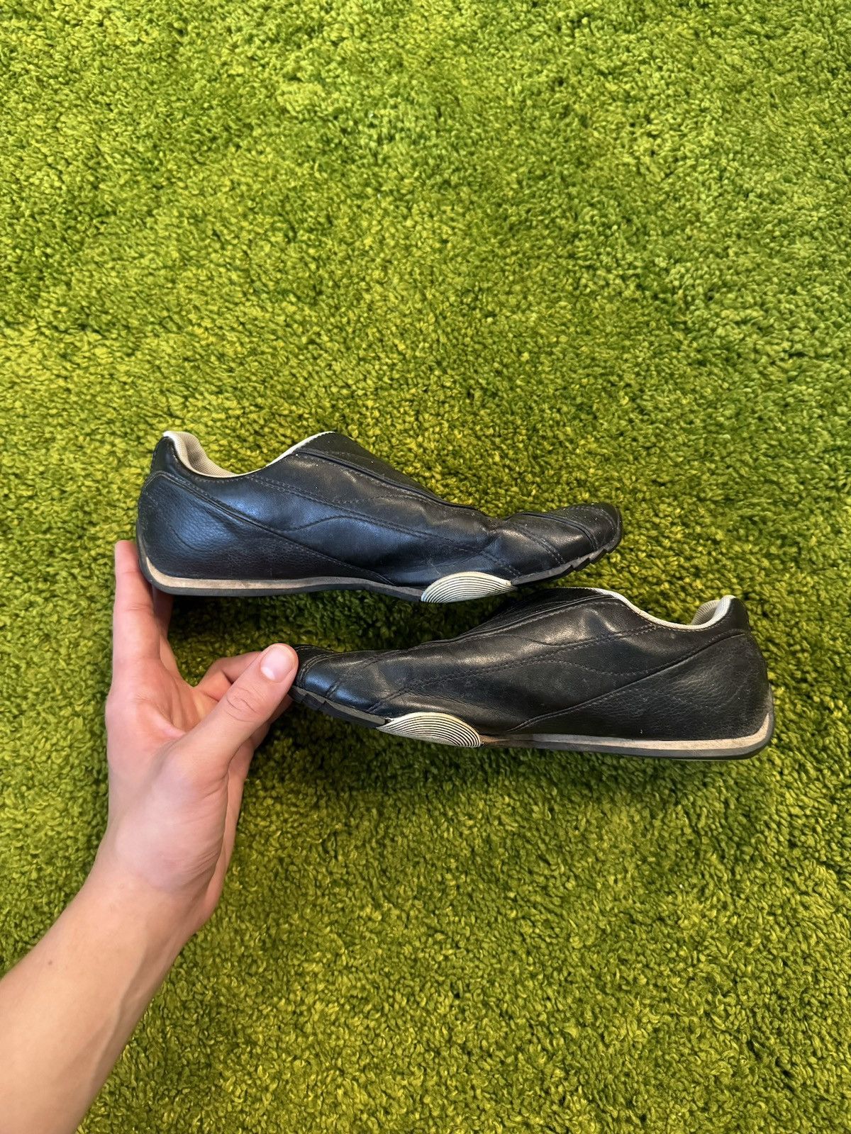 Puma × Vintage Puma 2000s vintage real leather sneakers Y2K Size US 7.5 / IT 37.5 - 3 Thumbnail