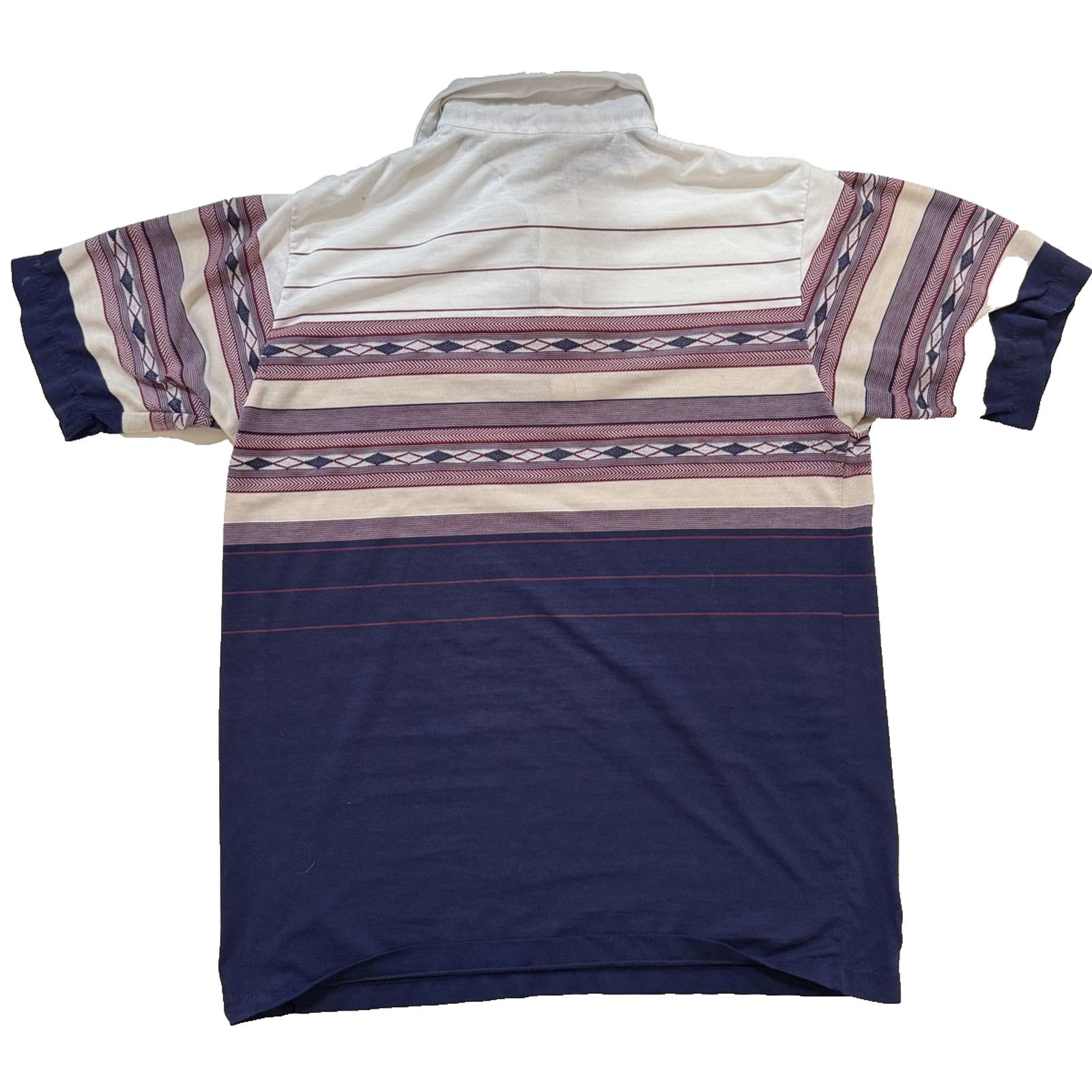 & Other Stories Vintage 90s Palmland Club Polo Shirt Men Med Southwest Aztec Size US M / EU 48-50 / 2 - 8 Thumbnail