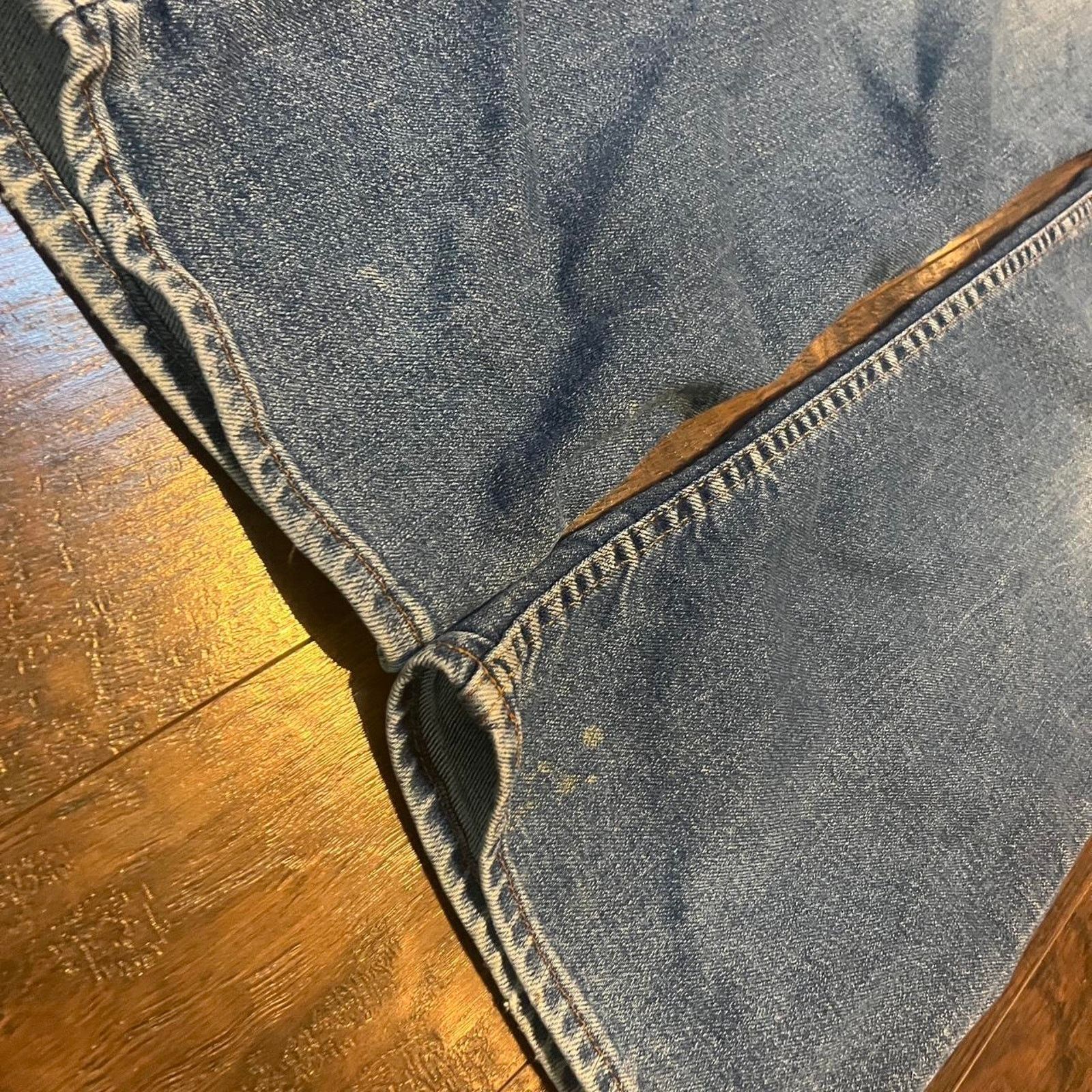 Levi's Vintage 80s Faded and Distressed Levis Jeans Size US 37 - 3 Thumbnail