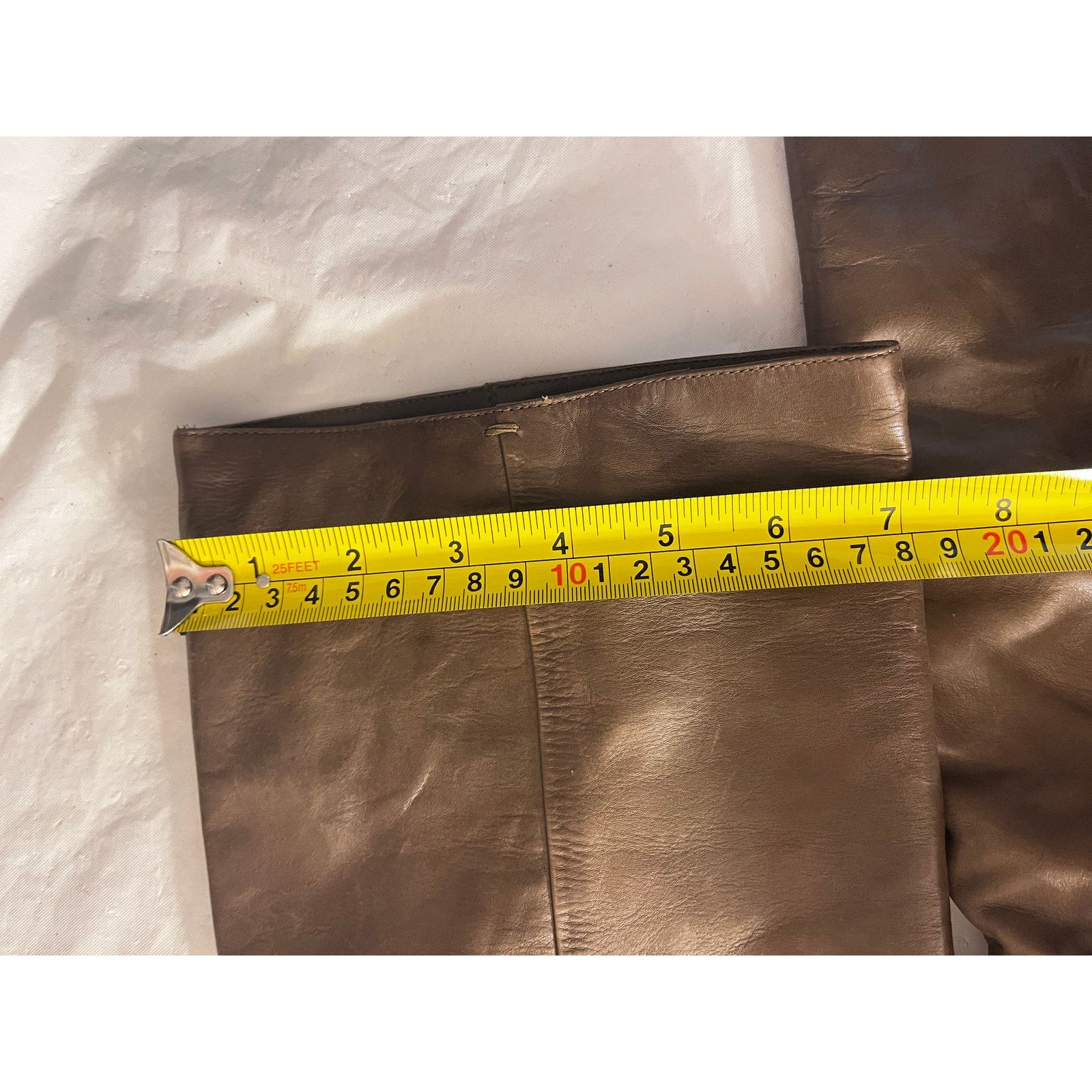Gucci Gucci Knee High Leather Boots Size: 40C/10 Olive Brown Size US 10 / IT 40 - 17 Thumbnail