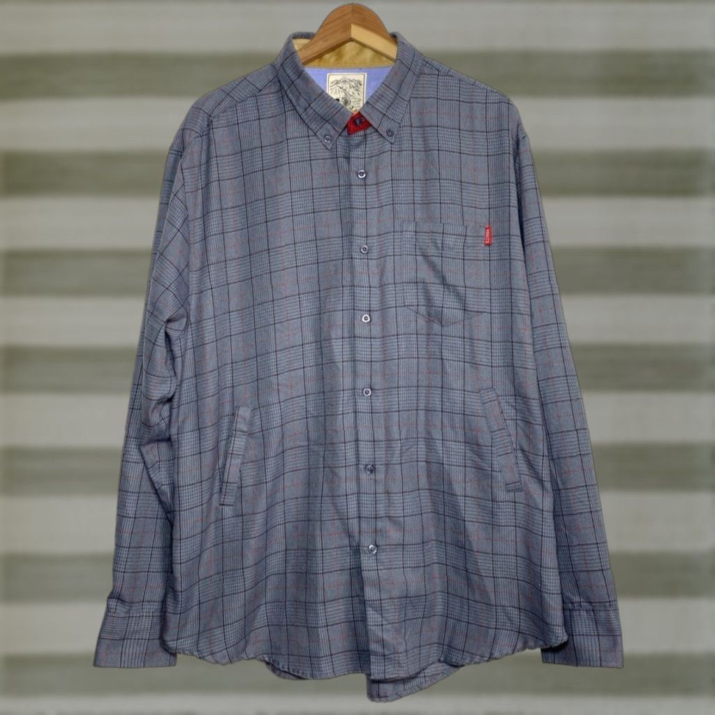 Vintage VINTAGE RSVLTS The Draper Long Sleeve Plaid Flannel Shirt Pockets Sz 2XL Size US XXL / EU 58 / 5 - 1 Thumbnail
