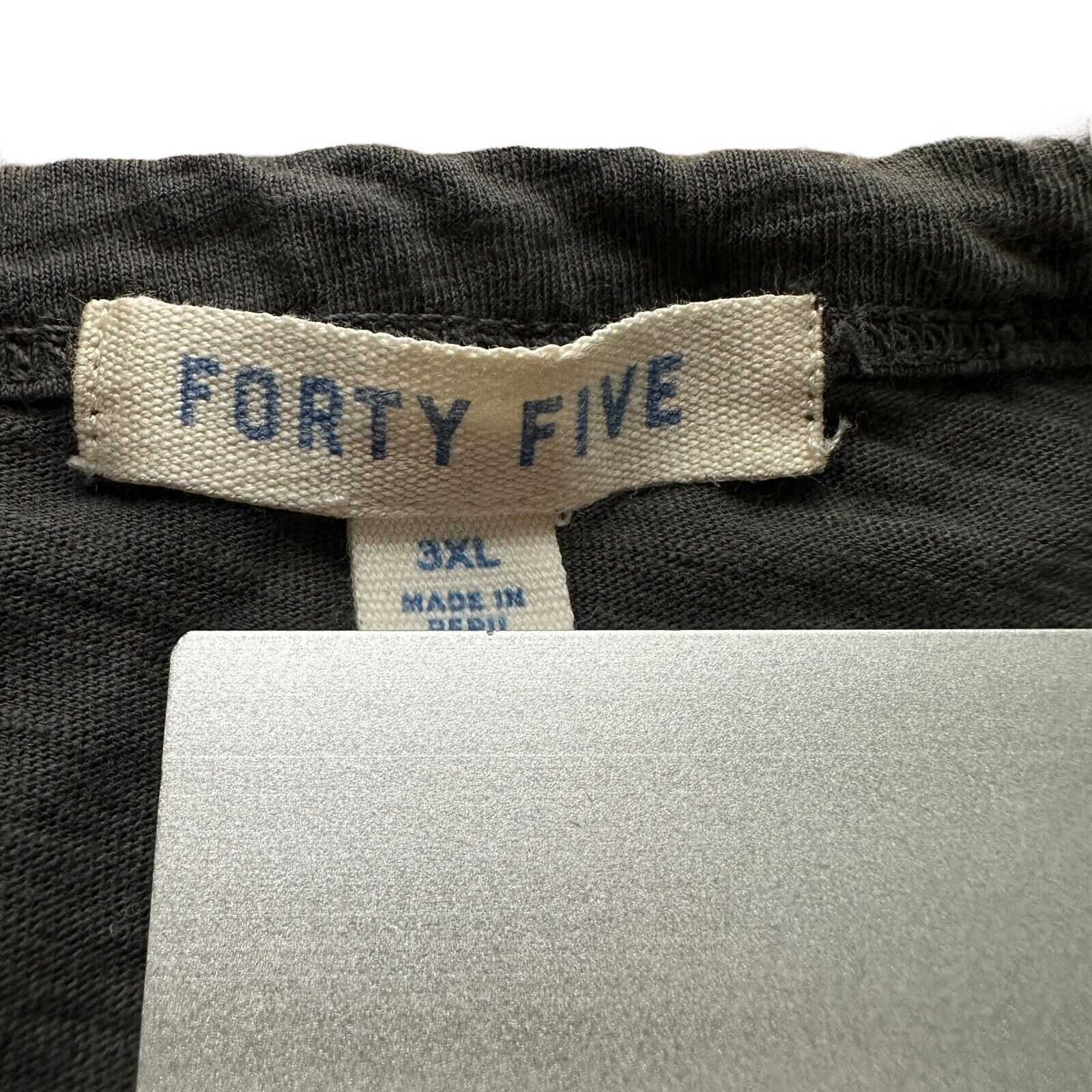 & Other Stories Forty Five T-Shirt Men's 3XL Gray Heather Cotton Crew Trendy Size US XXL / EU 58 / 5 - 5 Thumbnail