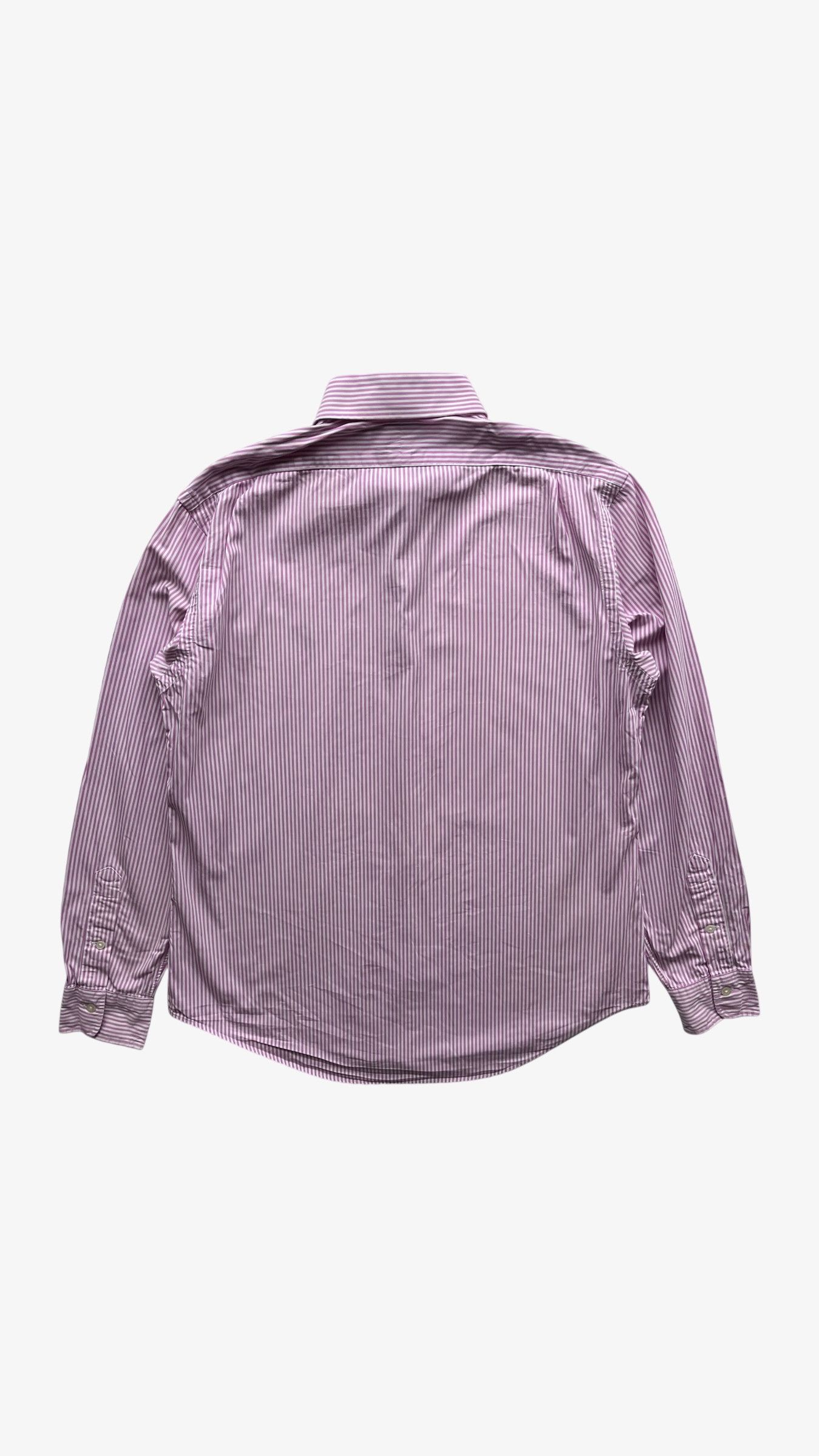 Ralph Lauren Vintage 90s Men's Polo Ralph Lauren Pink Striped Shirt Size US L / EU 52-54 / 3 - 4 Thumbnail