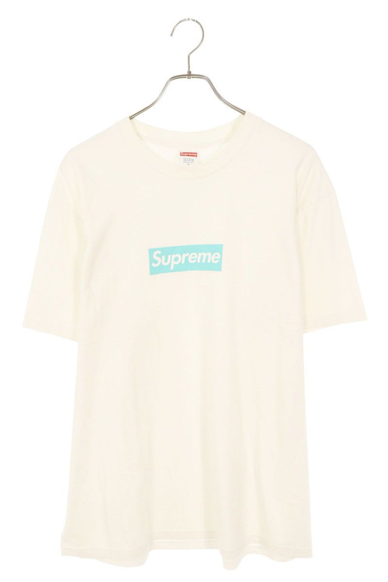Supreme × Tiffany & Co. Supreme Tiffany Box Logo BOGO Tee Large