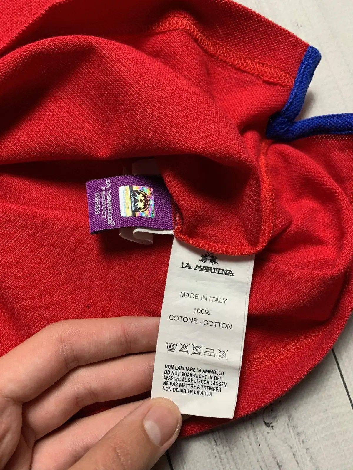 La Martina Vintage La Martina polo red logo 4 size L Charity racing Size US L / EU 52-54 / 3 - 4 Thumbnail
