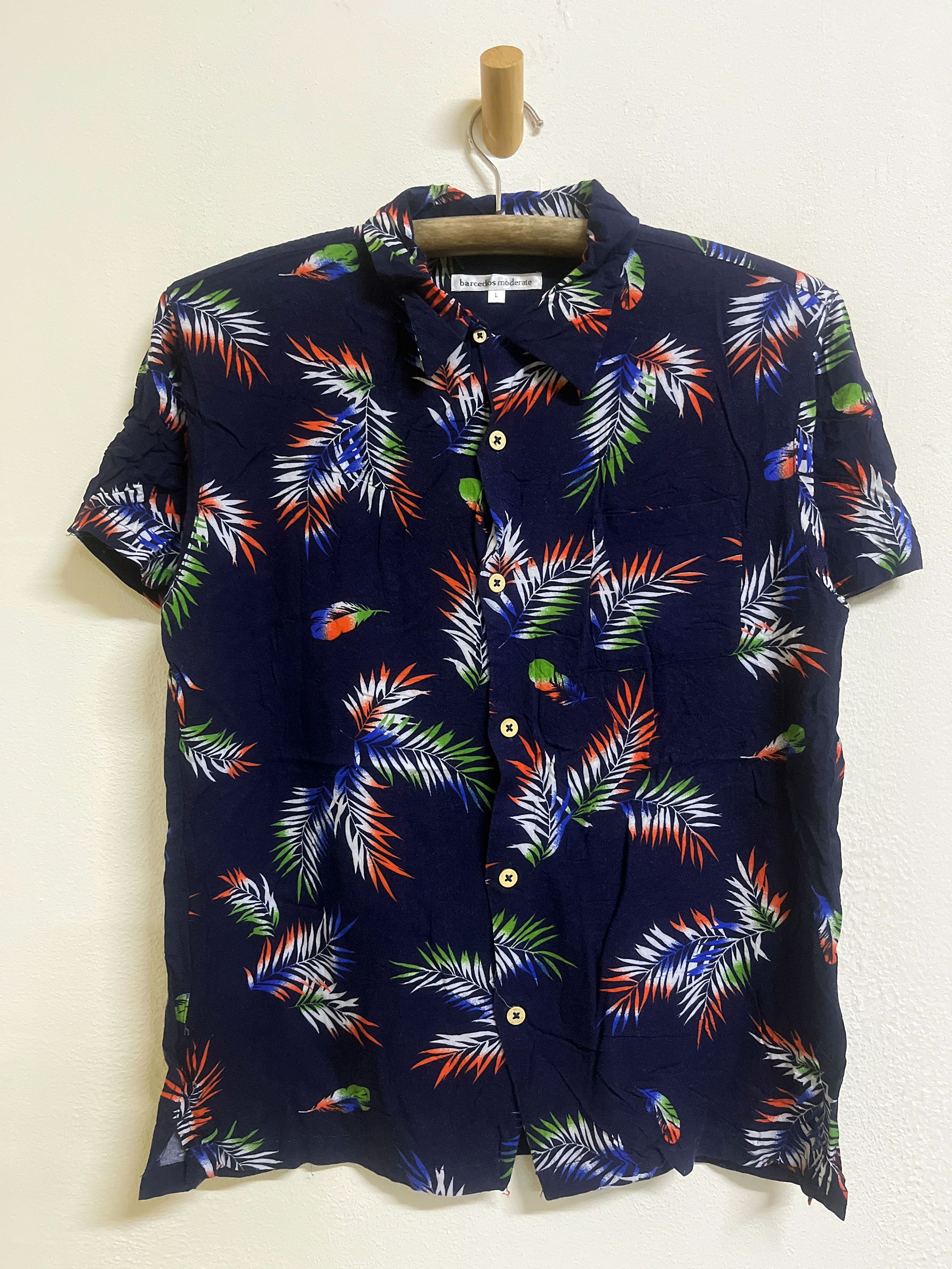 Japanese Brand Barcedos Moderate Hawaii Short Sleeve Hawaiian Size US L / EU 52-54 / 3 - 1 Thumbnail