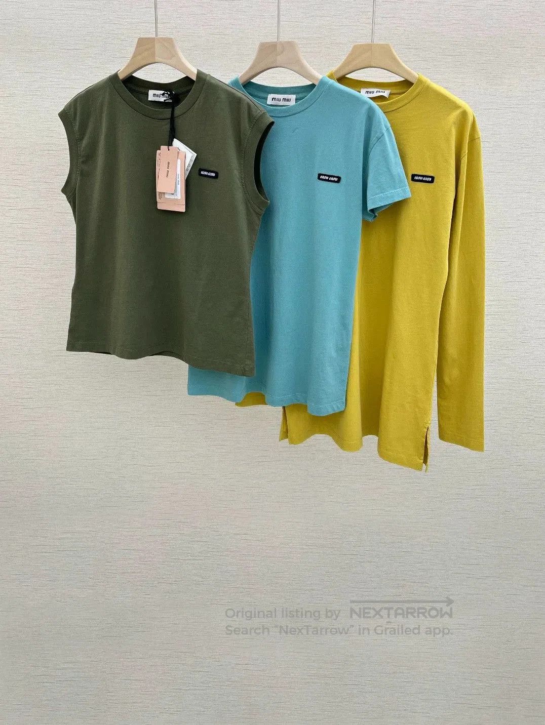 Miu Miu Miu Miu Colorful Logo 3-Piece Tops. Size US XS / EU 42 / 0 - 4 Thumbnail