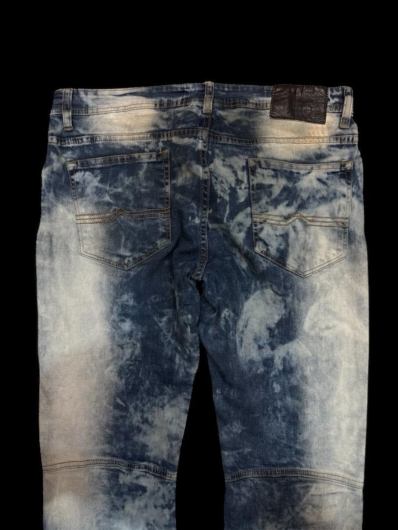 bleecker&mercer denim faded wash style jeans