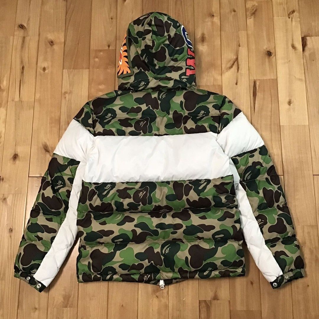 Bape x adidas shark down jacket hotsell