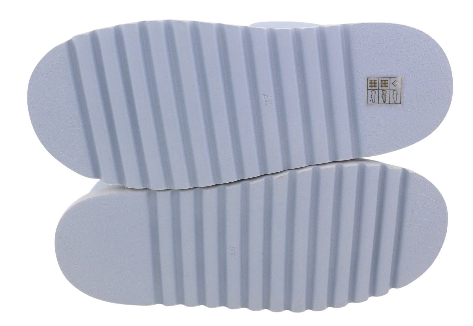 Other BIBI LOU EU37 Light Blue Padded Quilted Ankle Winter 87552 Size US 6 / IT 36 - 9 Thumbnail