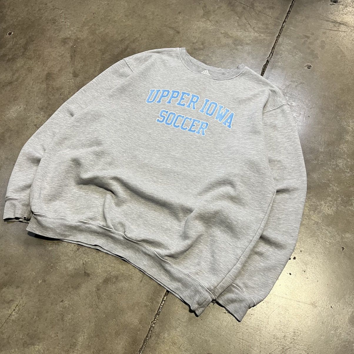 Adidas × Vintage Vintage Adidas Team Upper Iowa Soccer Crewneck Sweatshirt Size US XL / EU 56 / 4 - 2 Thumbnail