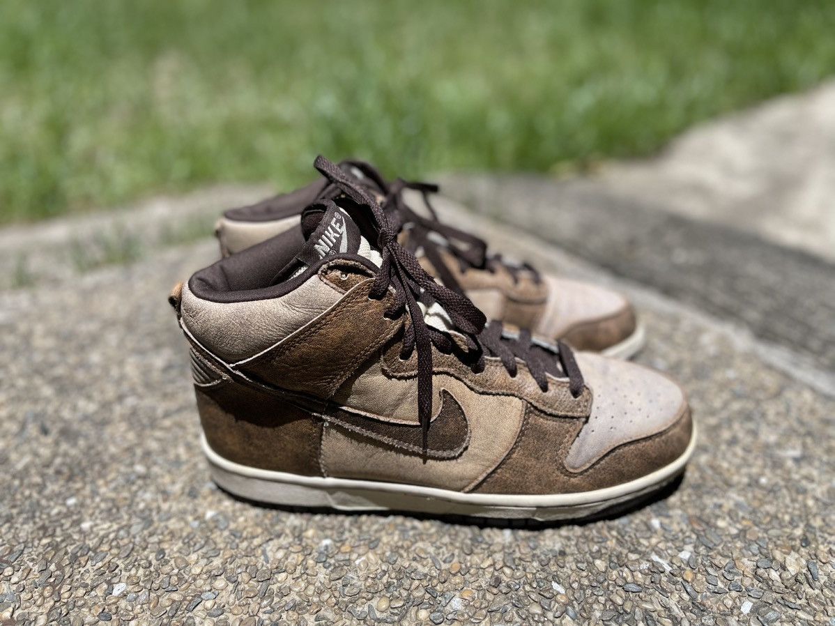 Nike Rare Vintage Nike Dunk High 2003 Grunge Dirty Pack Size US 9 / EU 42 - 3 Thumbnail