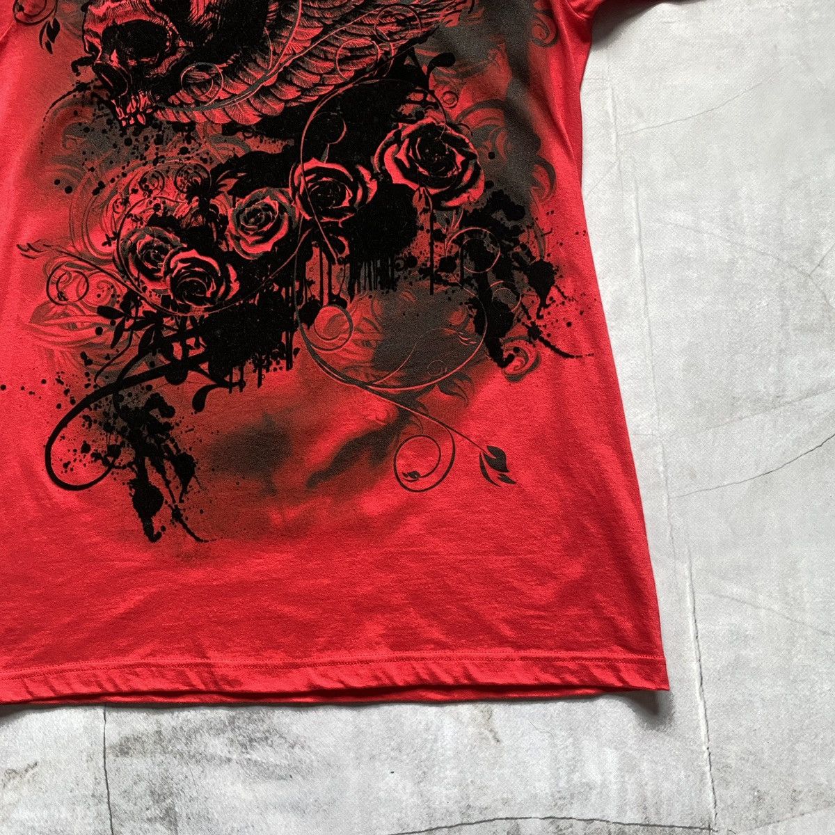 Hysteric Glamour × Japanese Brand Vintage Japan Tribal Affliction style Skulls Tee T Shirt 90s Size US M / EU 48-50 / 2 - 5 Thumbnail