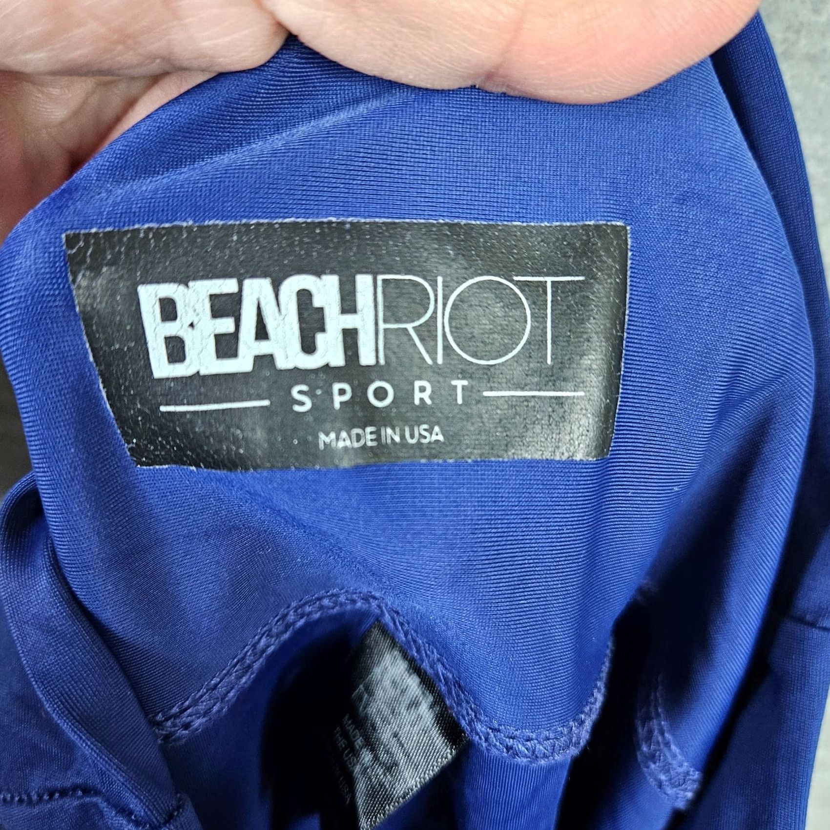 Beach Riot Beach Riot Colorblock Legging Workout Running Size S Women Blue Polyester Spandex Skinny Regular Inseam 25 Mid Casual Athletic Size 28" / US 6 / IT 42 - 5 Thumbnail