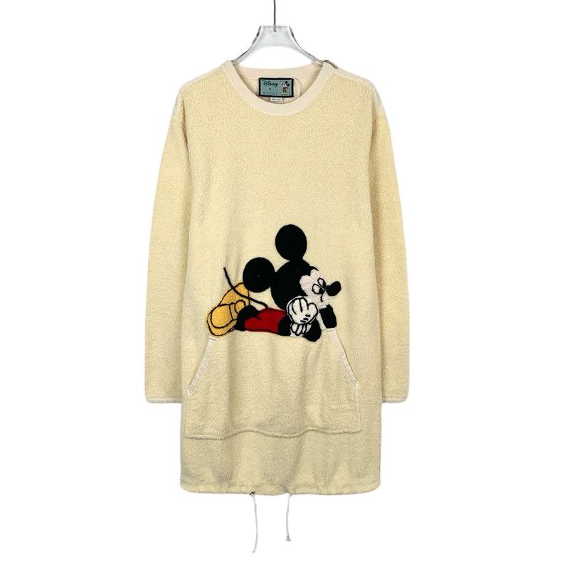 Gucci Gucci Mickey Mouse Embroidery Long Sleeve Dress Size M / US 6-8 / IT 42-44 - 1 Thumbnail