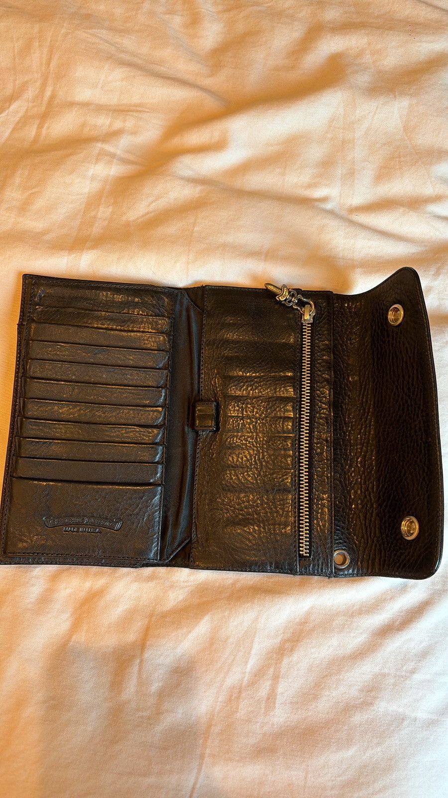 Chrome Hearts Chrome Hearts Filigree Wave Wallet Two Dagger Zips Size ONE SIZE - 3 Thumbnail