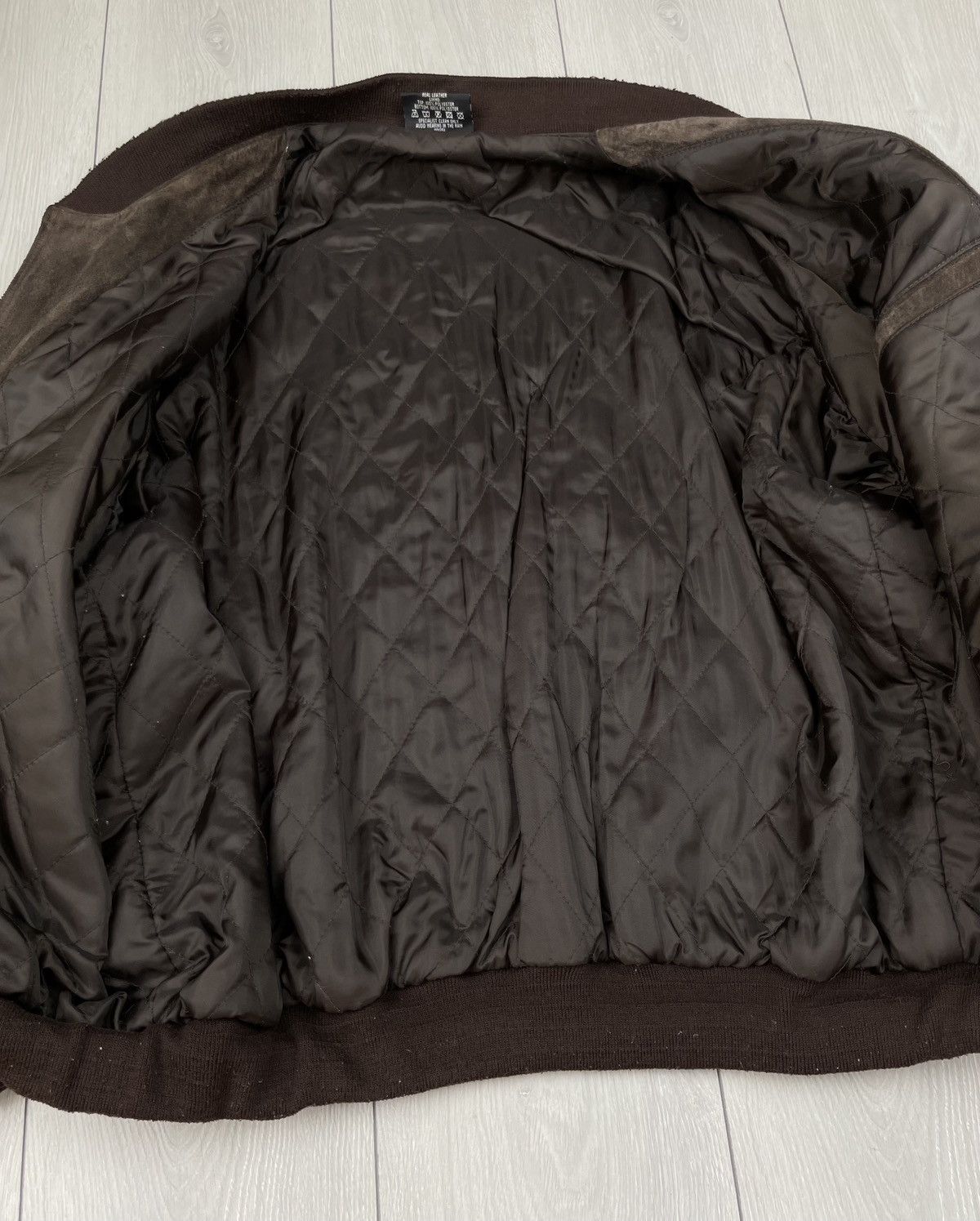 Leather × Vintage Vintage Leather Bomber Jacket Men’s Brown Size XL Size US XL / EU 56 / 4 - 5 Thumbnail
