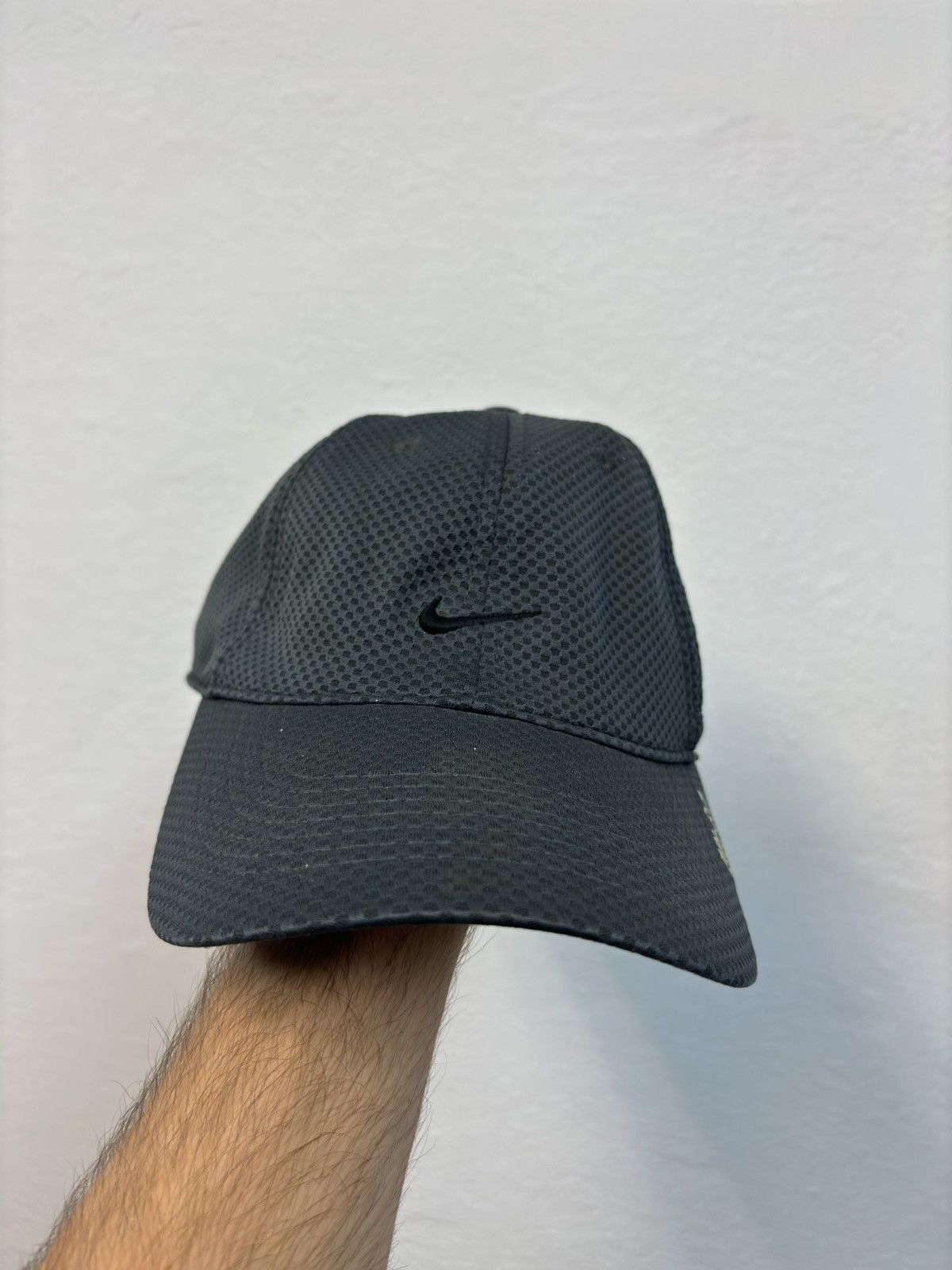 Nike × Vintage Rare Vintage 90s Nike Volume Swoosh USA Cap y2k drill dope Size ONE SIZE - 1 Thumbnail