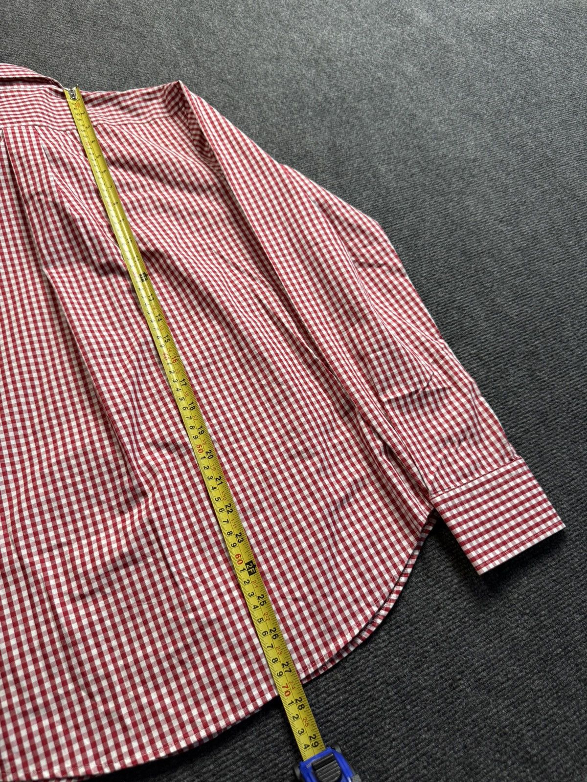 Hackett Luxury Hackett London Red Gingham Check Shirt XS / 14-15Y Size US XS / EU 42 / 0 - 15 Thumbnail