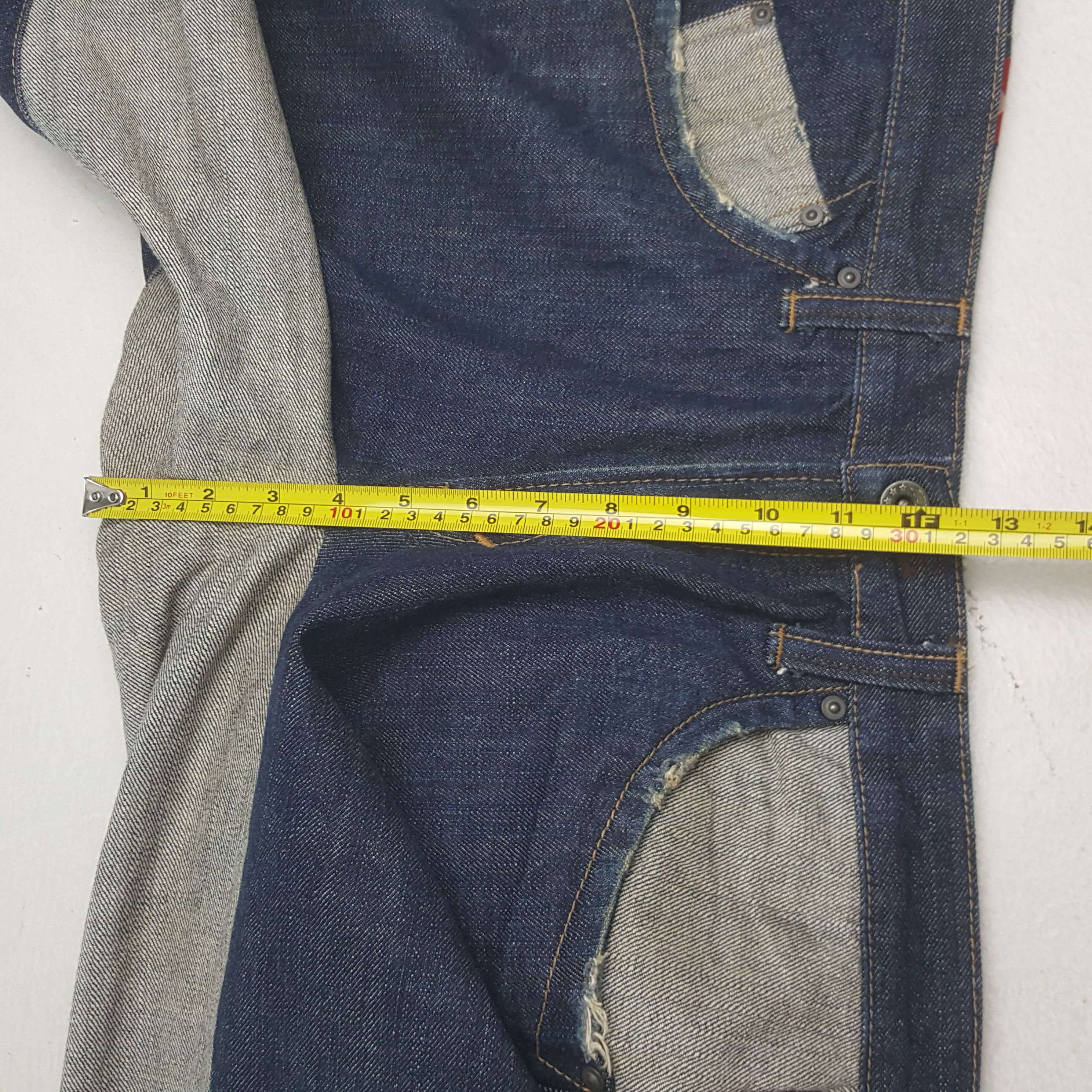 Japanese Brand Vintage Blue Way Japanese Rare Denim Jeans Size US 34 / EU 50 - 8 Thumbnail