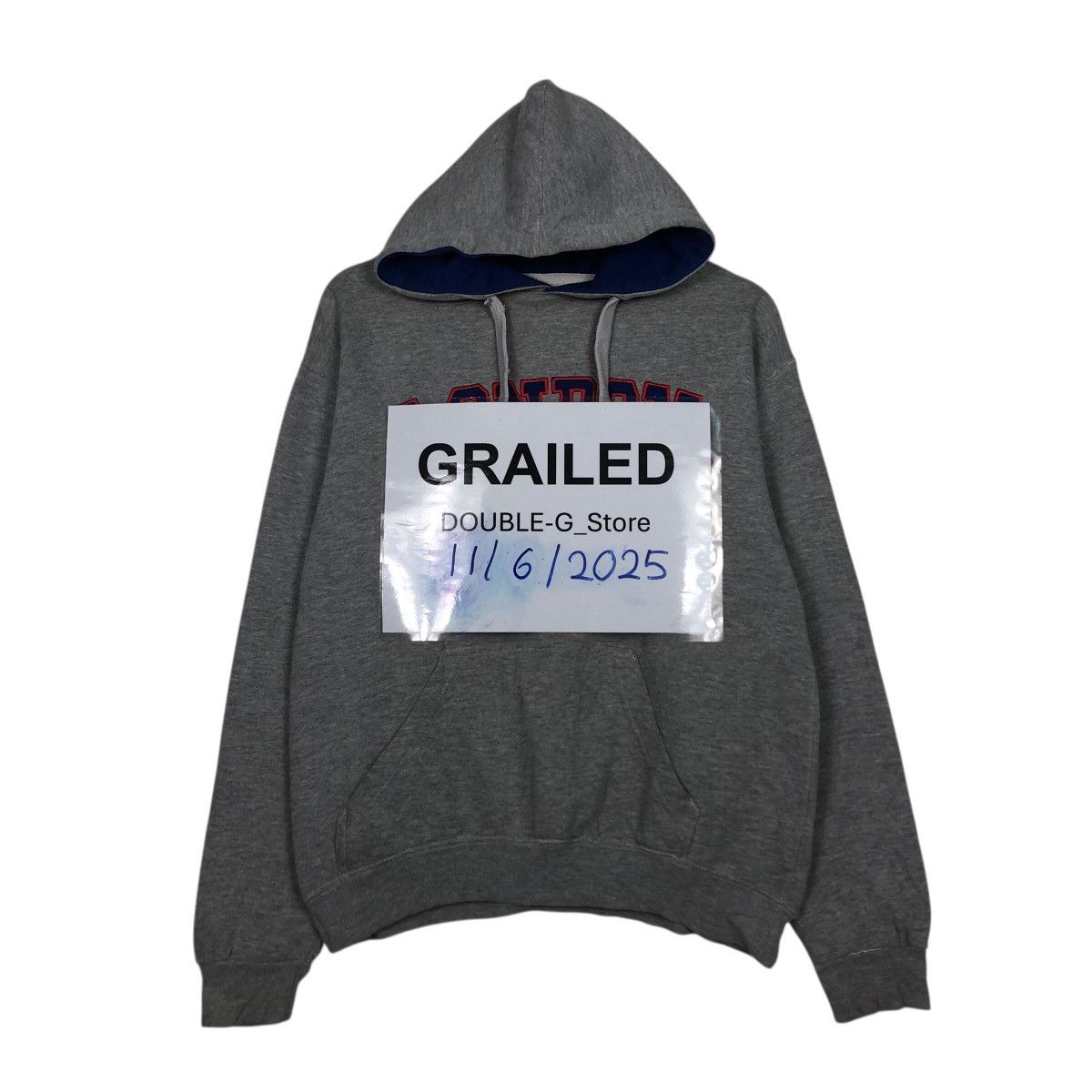 Japanese Brand 📌Vintage Hoodie Pull Over London England Big Logo Embroidery Size US M / EU 48-50 / 2 - 1 Thumbnail