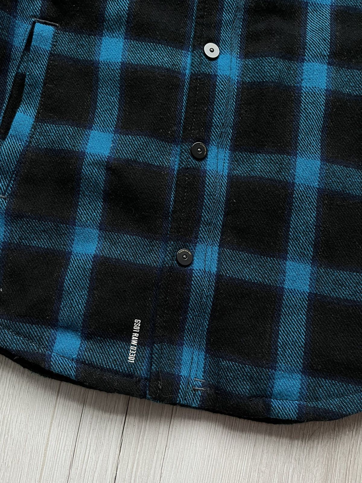 G-Star × Japanese Brand Vintage G Star Raw Western Plaid Quilted Jacket Overshirt Size US L / EU 52-54 / 3 - 4 Thumbnail