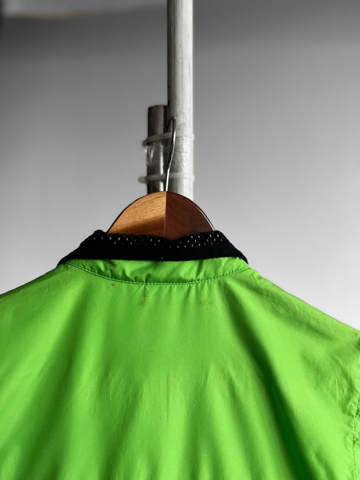 Nike × Vintage Nike Mens Vintage 90s Green Full Zip Sleeveless Vest Jacket Size US S / EU 44-46 / 1 - 5 Thumbnail