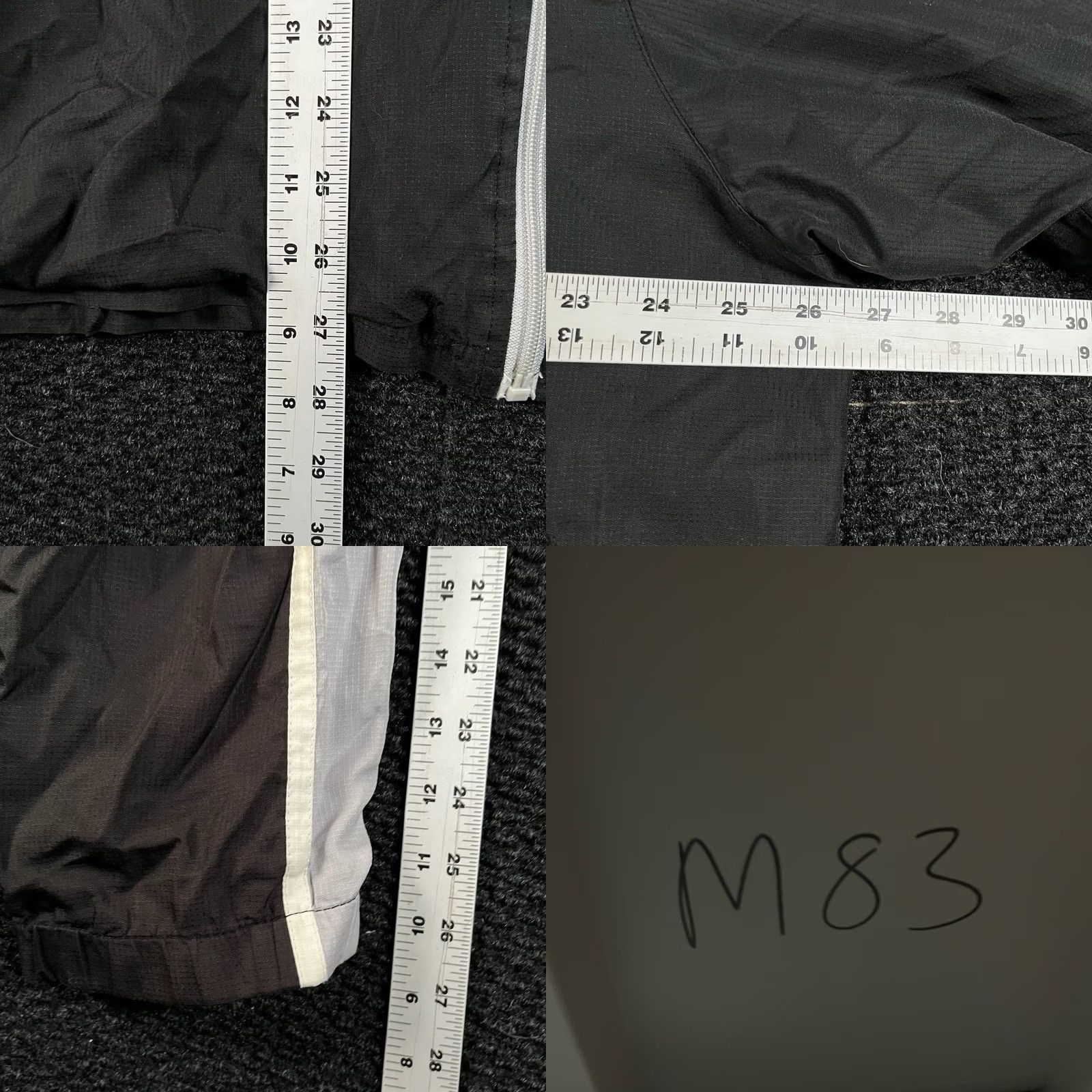Starter VINTAGE Starter Windbreaker Jacket Size 2XL Black White Full Zip Track Men's Size US XXL / EU 58 / 5 - 8 Thumbnail