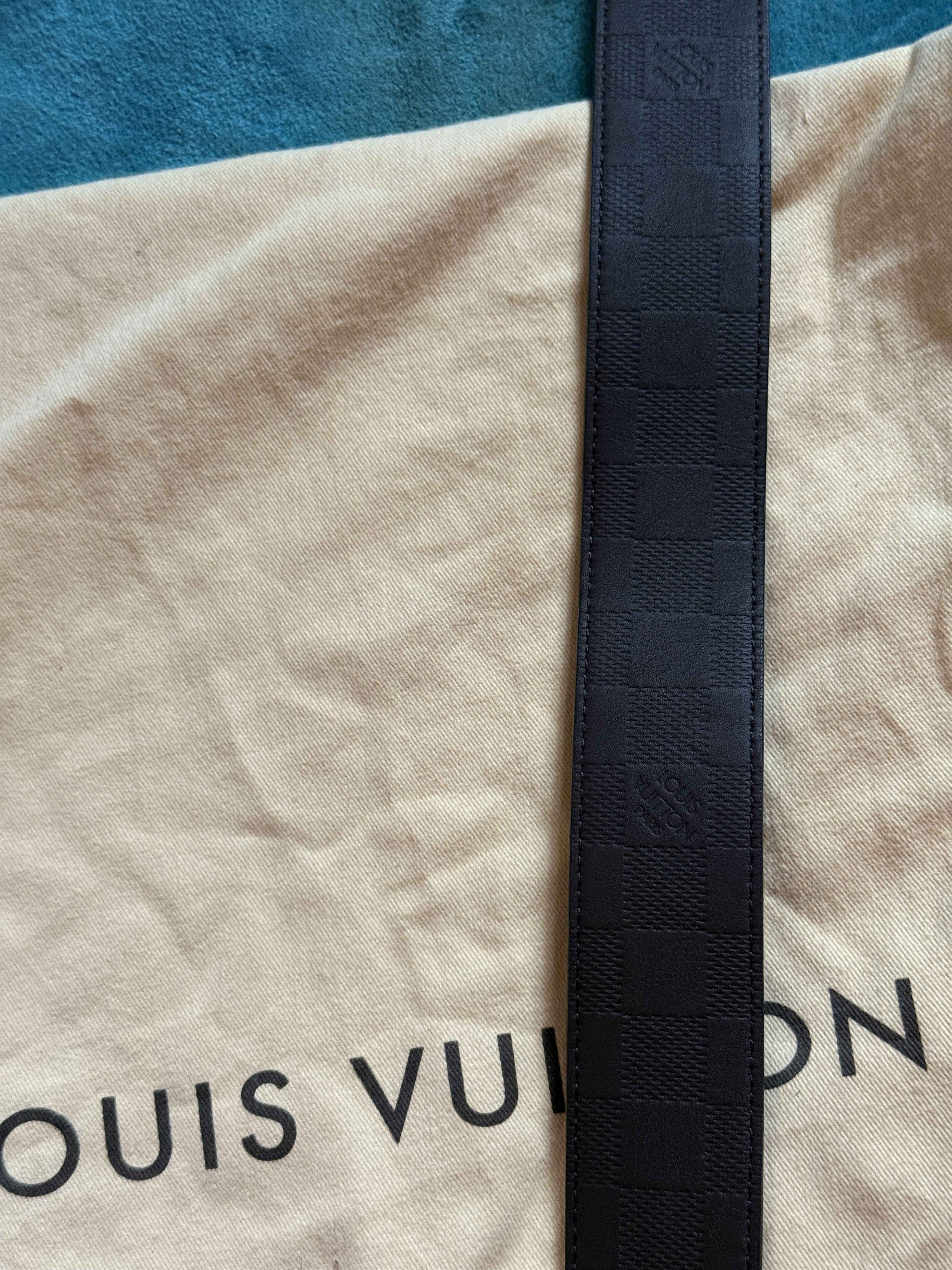 Louis Vuitton Louis Vuitton reversible damier belt gold buckle rare Size 32 - 5 Thumbnail