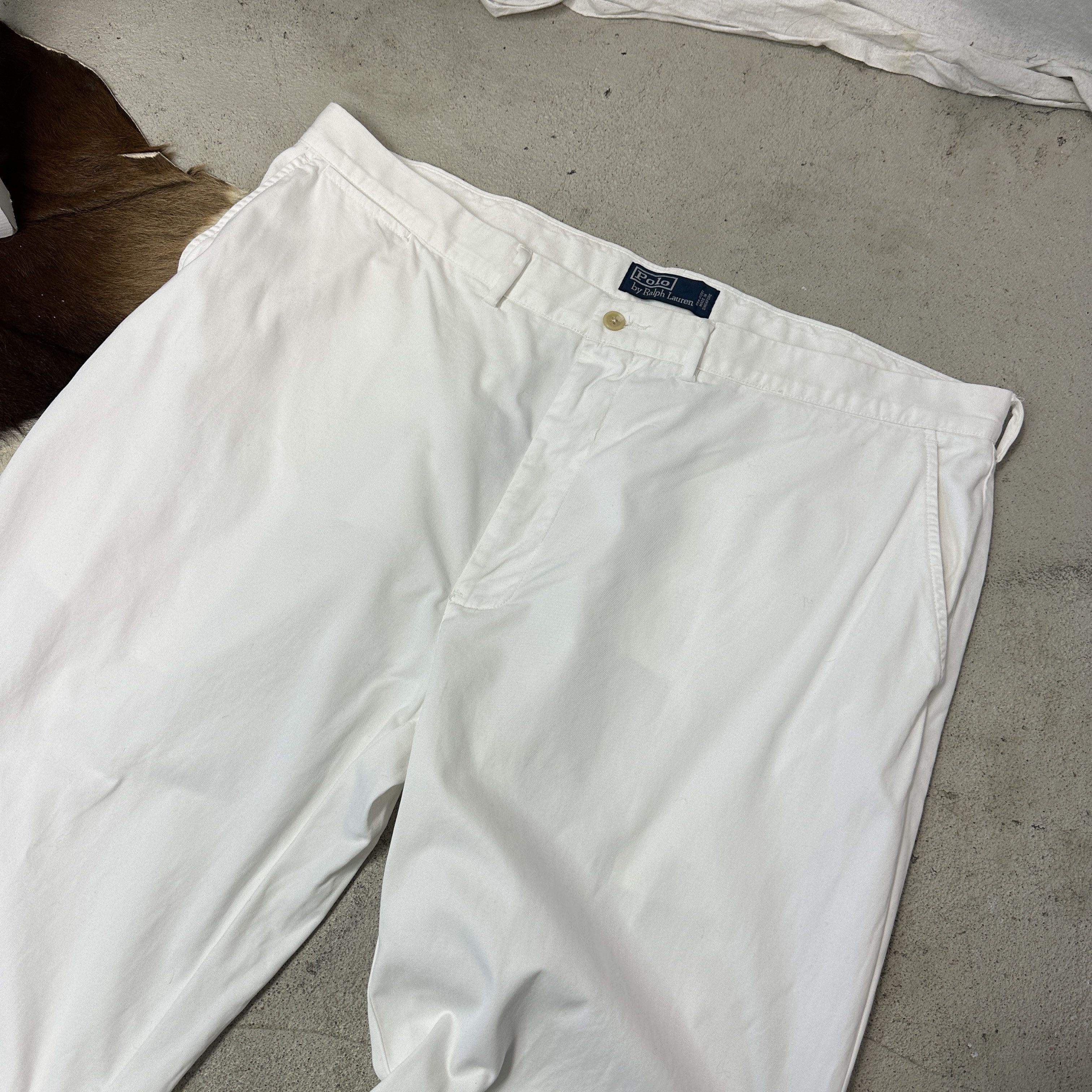 Polo Ralph Lauren Vintage Old Money Polo Ralph Lauren White Pants Y2K Size US 40 / EU 56 - 2 Thumbnail