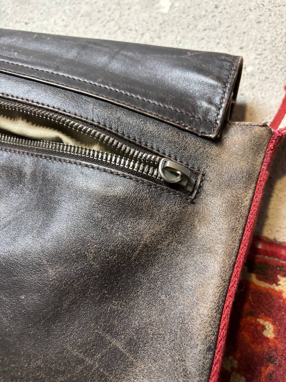 Bally × Vintage Vintage Y2K Bally Leather Messenger Crossbody Shoulder Bag Size ONE SIZE - 7 Thumbnail