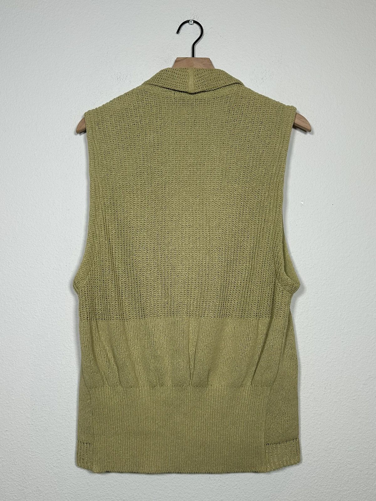 Issey Miyake 90’s Knit lapel Cardigan vest Size US S / EU 44-46 / 1 - 4 Thumbnail