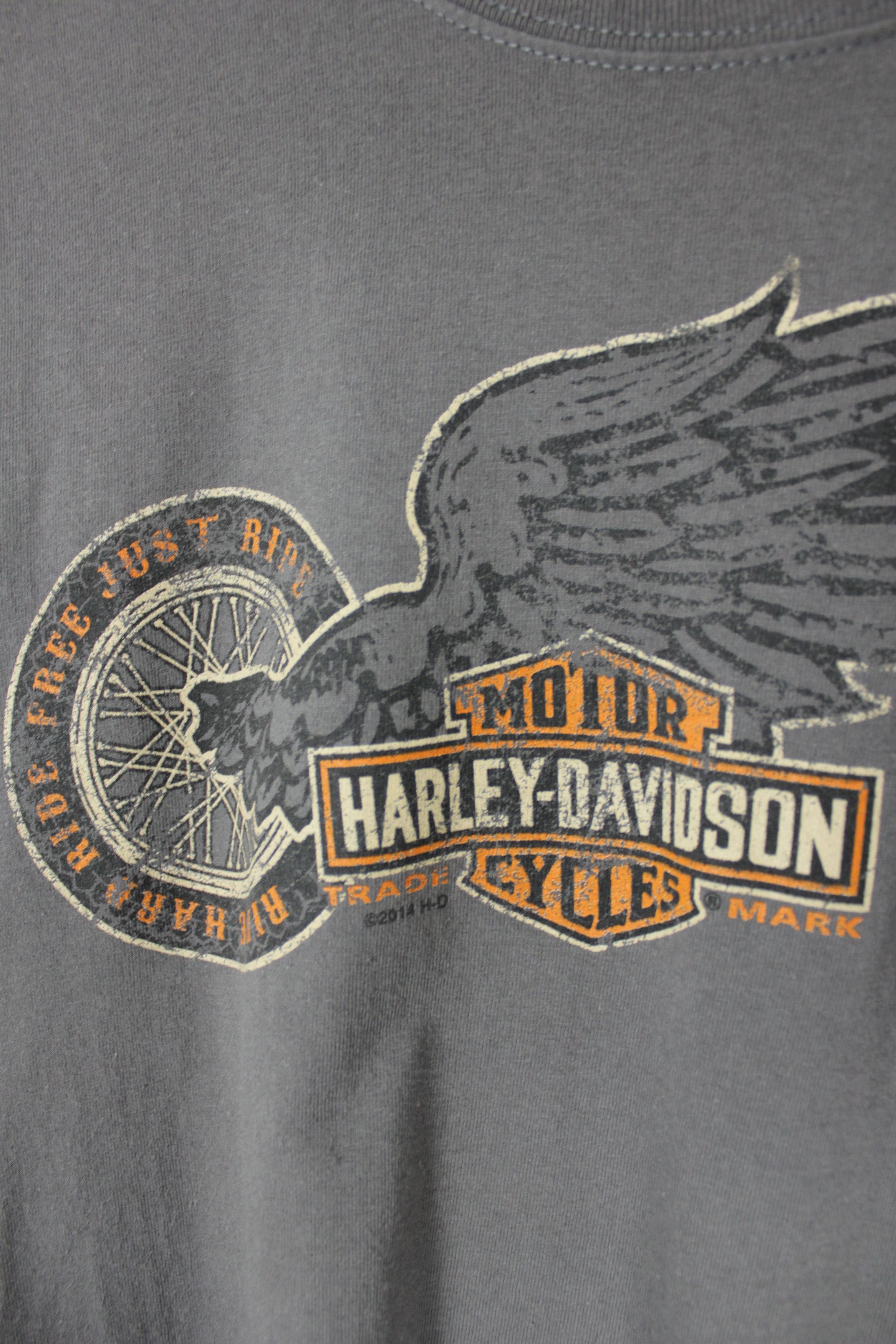 Harley Davidson × West Coast Choppers Harley Davidson Maidstone England Reversible Graphic Tee Size US M / EU 48-50 / 2 - 3 Thumbnail