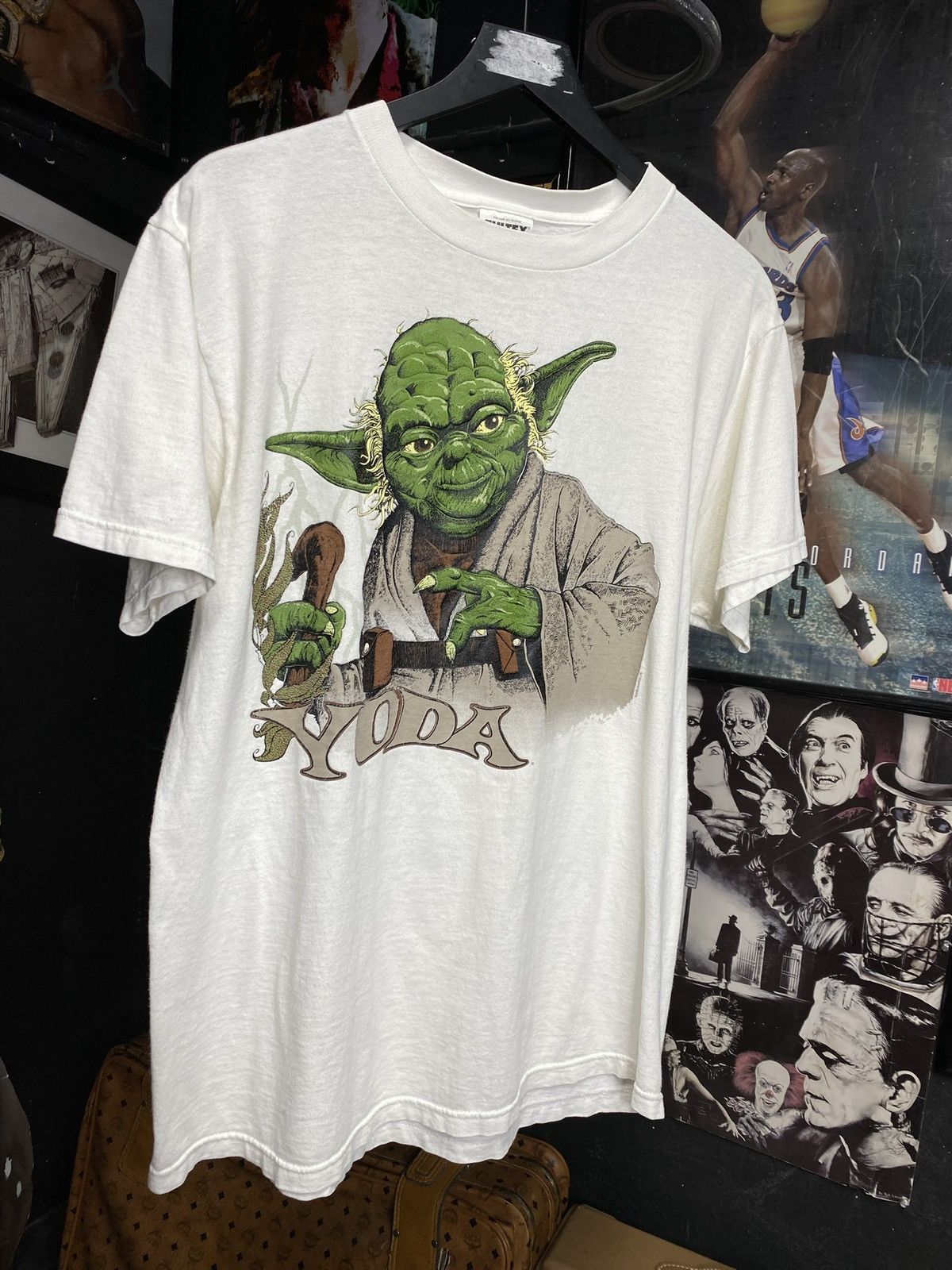 Vintage Vintage 90’s Star Wars Yoda T-Shirt Adult Size Large Size US L / EU 52-54 / 3 - 1 Thumbnail