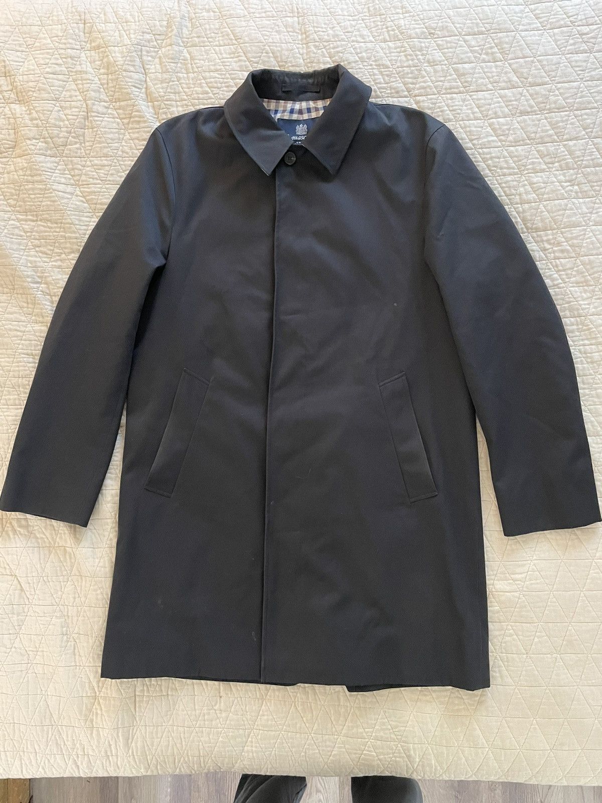 Aquascutum Classic Overcoat Size US L / EU 52-54 / 3 - 1 Thumbnail