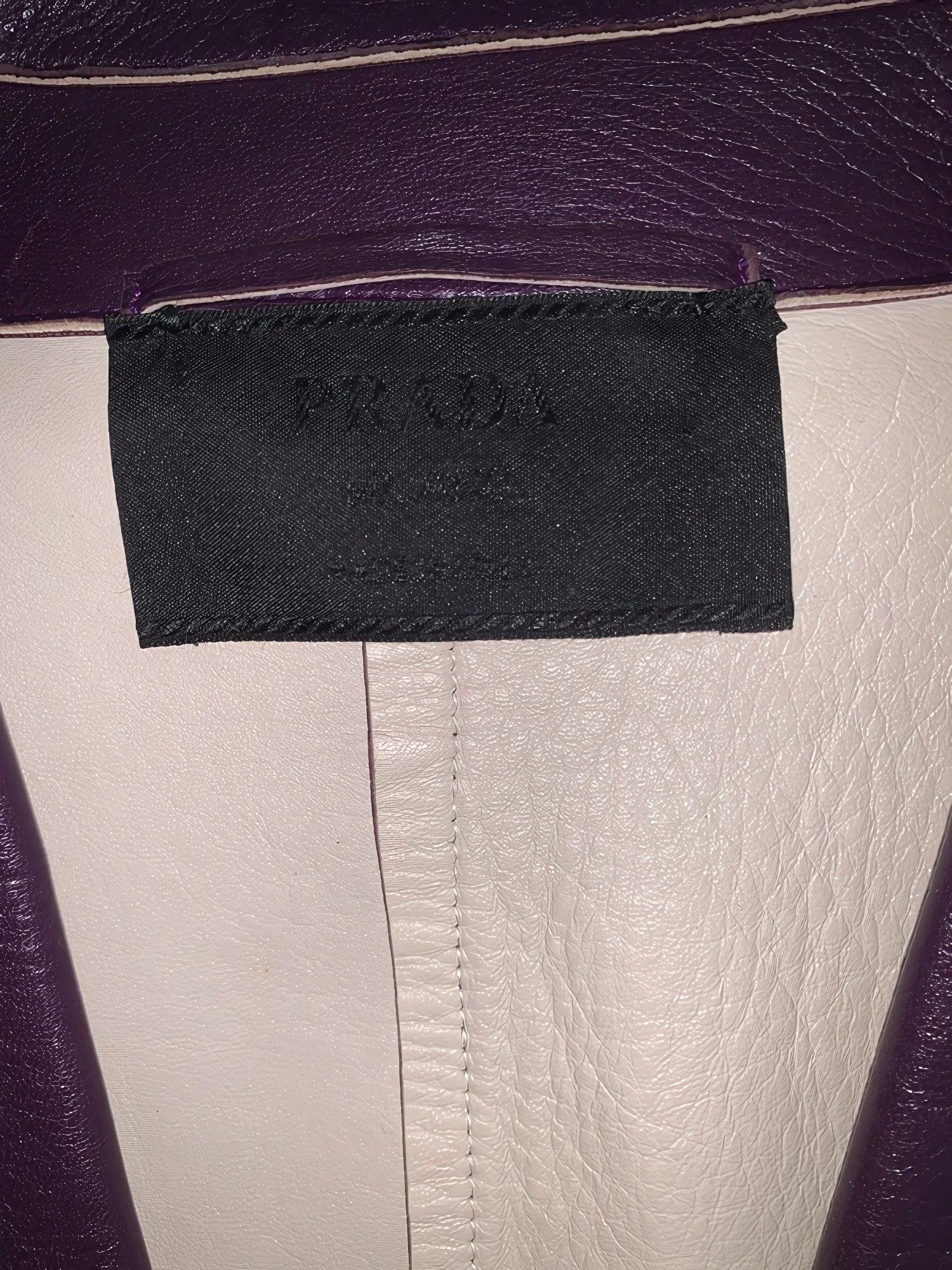 Prada S/S 1995 LEATHER BLAZER JACKET Size M / US 6-8 / IT 42-44 - 3 Thumbnail
