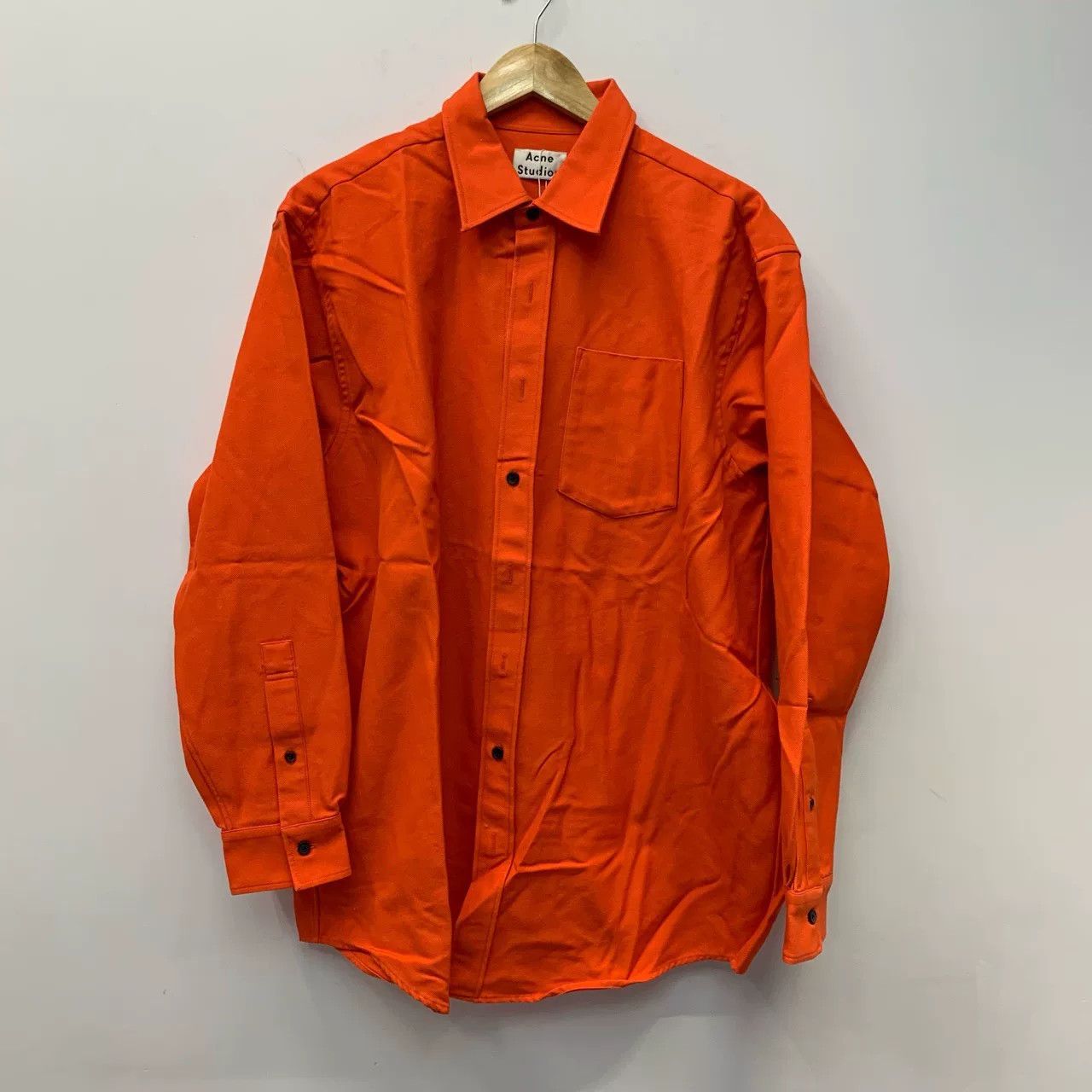 Acne Studios Bright Orange Acne Studios Denim Jacket Size US M / EU 48-50 / 2 - 1 Thumbnail
