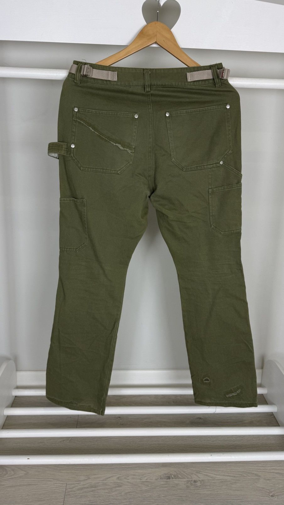 Vuja De Vujade 004 Mori Trousers Double Knee Cargo Pants Size US 30 / EU 46 - 3 Thumbnail
