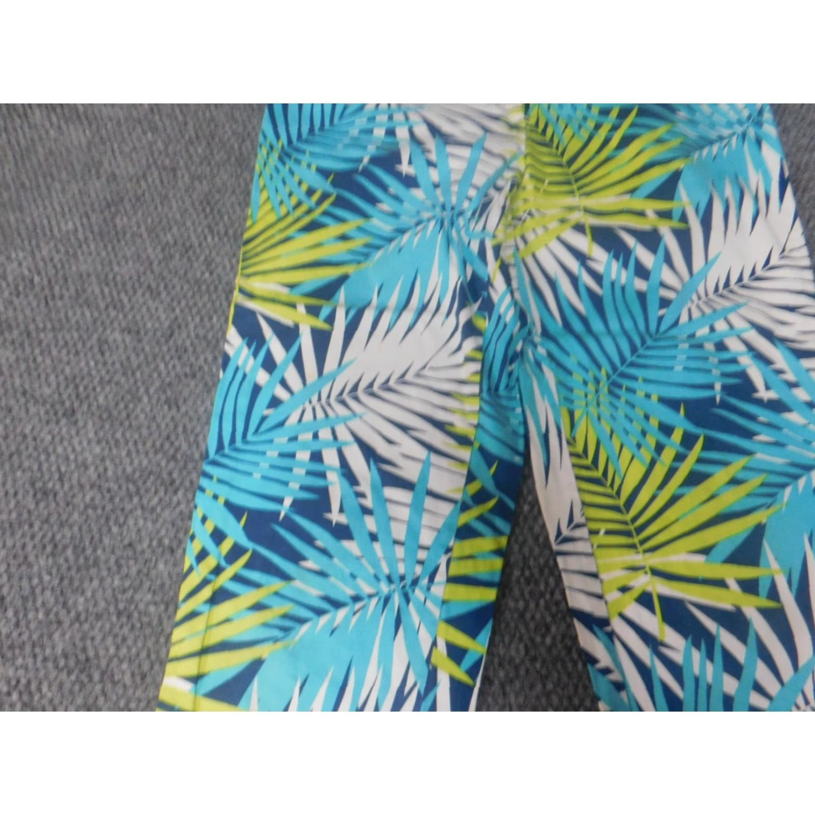 Vintage Hearts Of Palm Pants Womens 6 Blue Floral Straight Harem Regular XS? Size 28" / US 6 / IT 42 - 7 Thumbnail