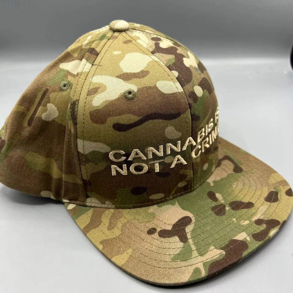 Other Ryot Hat Men Camo "Cannabis is not a Crime" Snap Back Cap Size ONE SIZE - 4 Thumbnail