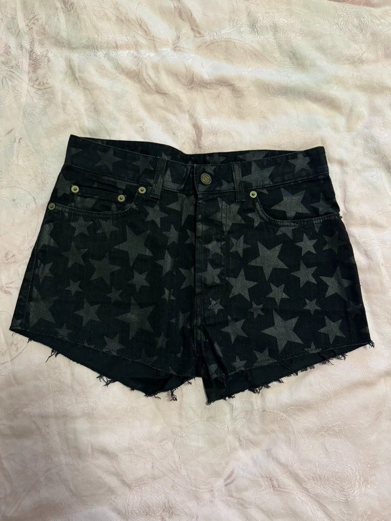 Saint laurent paris Star Denim Shorts 2506-Nextarrow